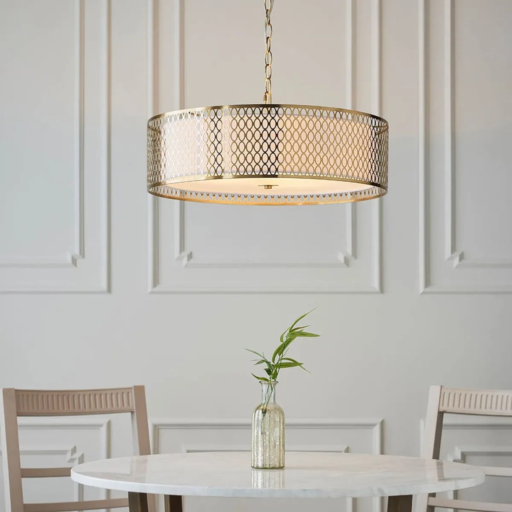 Endon glamour modern függeszték cordero fehér arany matt üveg end101569