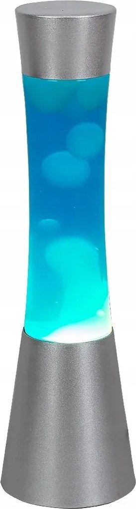 Dekorációs lámpa láva Rabalux Minka kék-ezüst GY6.35