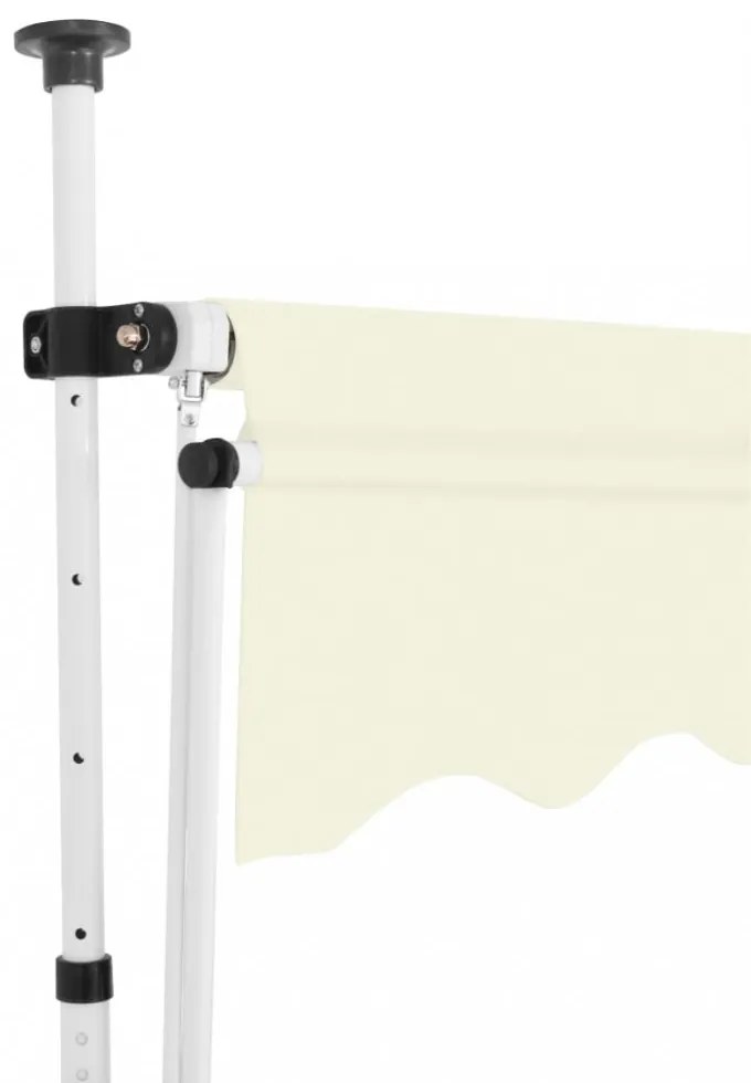 kézzel feltekerhető krémszínű napellenző 350 cm