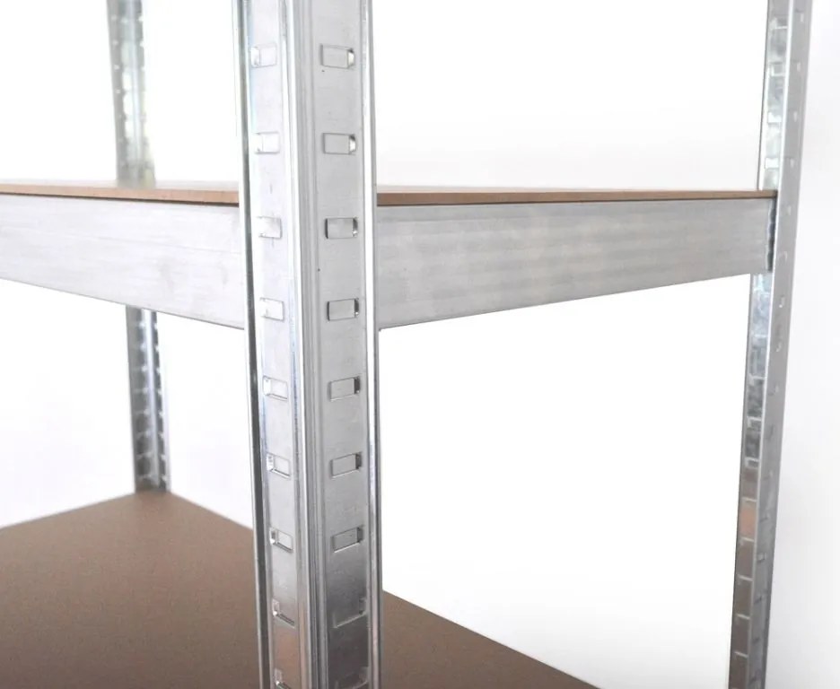 ROJAPLAST Polcos állvány 160 x 60 x 180 cm ezüst