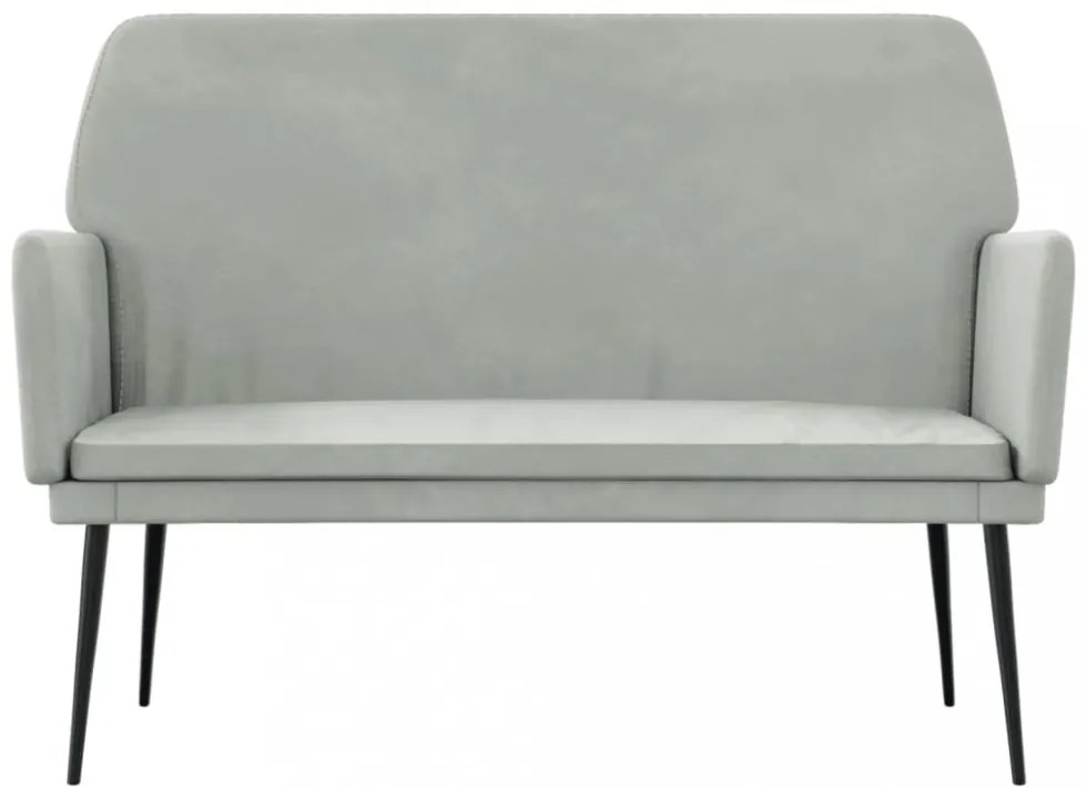 világosszürke bársonypad 108 x 79 x 79 cm