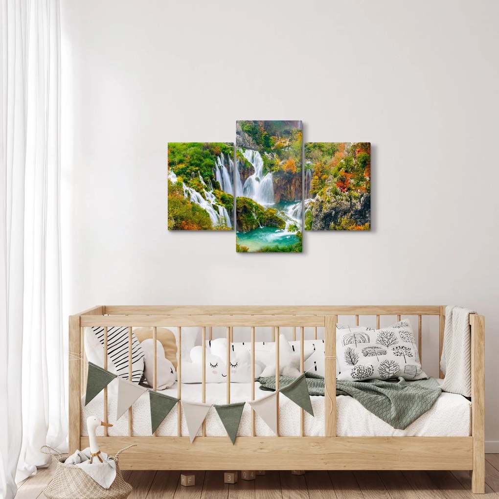 Kép - Plitvicei-tavak Nemzeti Park (90x60 cm)