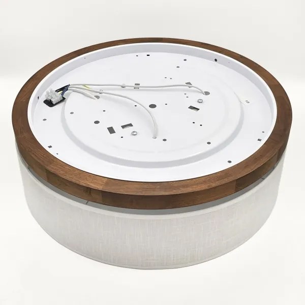 Brilagi - LED Mennyezeti lámpa BELLADONNA 3xE27/15W/230V átm. 50 cm fehér/tölgy cseresznye