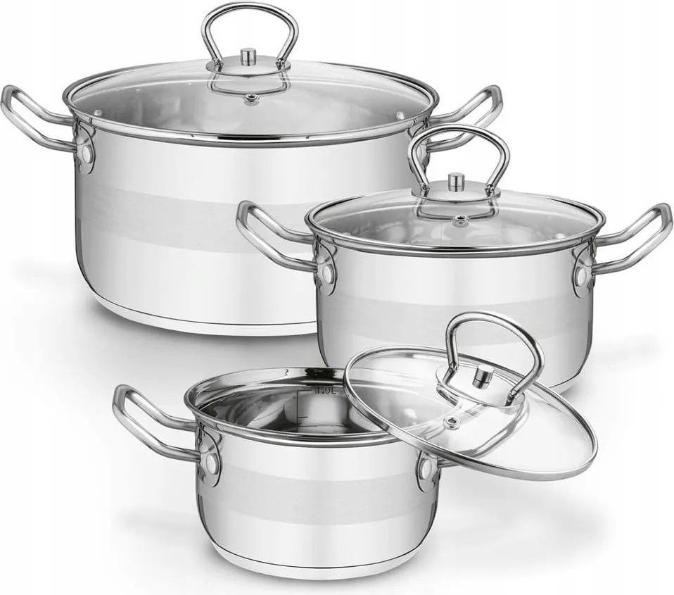 Rozsdamentes indukciós edénykészlet