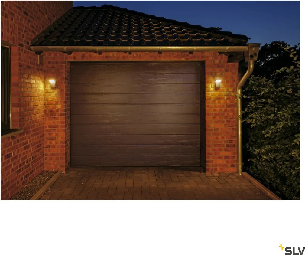 SLV 232905 ORDI Modern Kültéri Fali Lámpa Antracit LED IP44