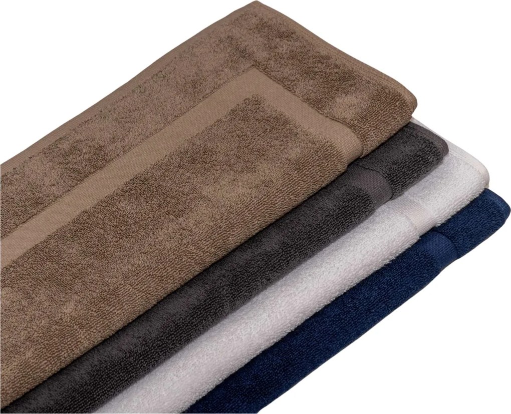 Fürdőszobaszőnyeg 50x70 Vastag 600g Puha Nedvszívó Pamut 100% Grafit