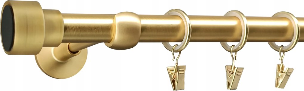 Függönykarnis 19mm Modern Matt Arany 160cm Stempel