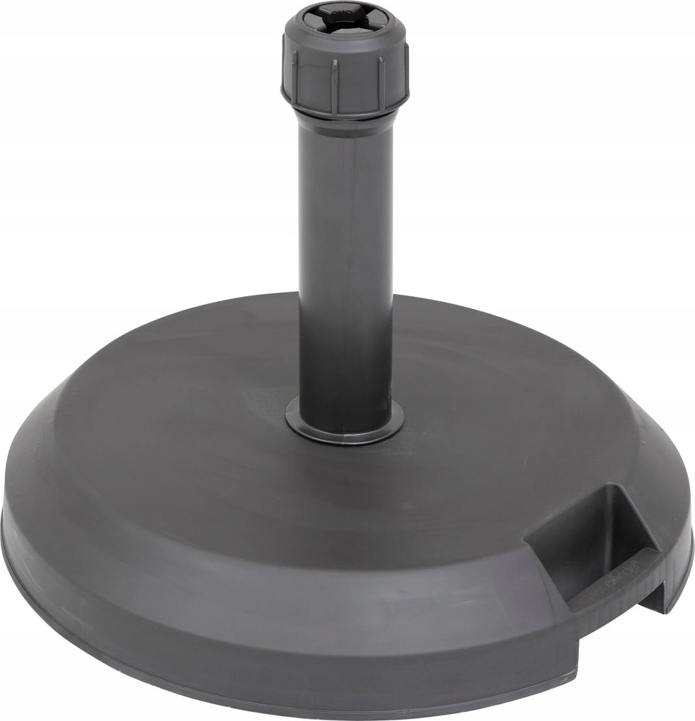 Beton Alap Kerti Napernyőkhöz Fogantyúval Fekete 47 x 38 CM