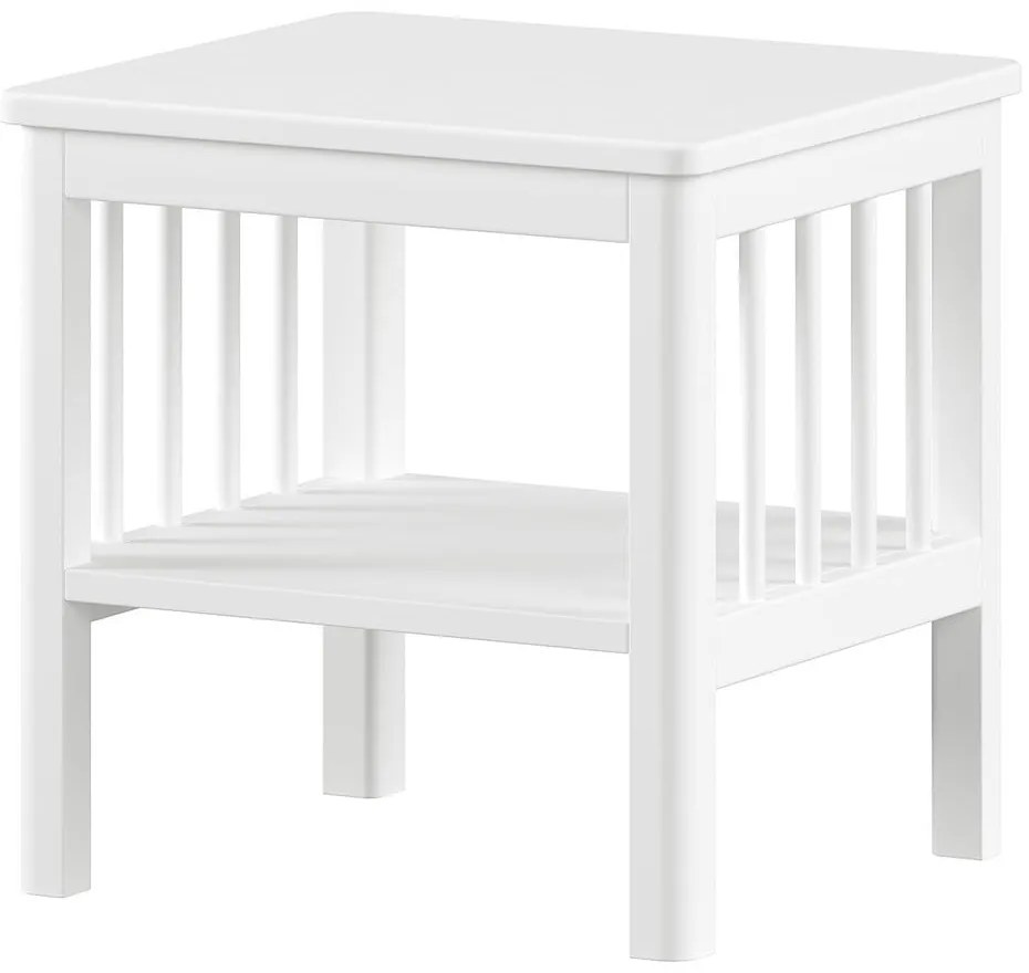 Fehér bükkfa gyerek éjjeliszekrény Forrest – Vipack