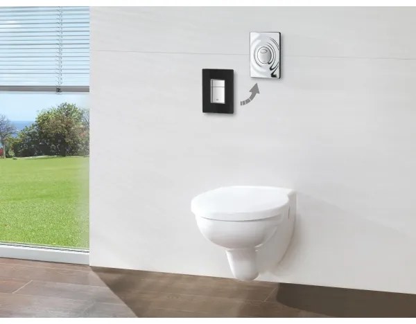 GROHE 38861000 - SURF nyomólap 156 × 197 mm, fényes króm