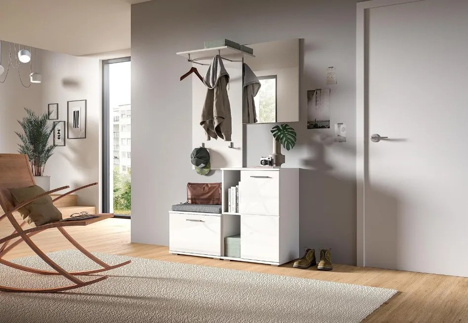 Prego fali fogas panellel fehér