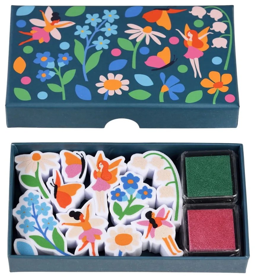 Mini nyomda készlet Fairies in the Garden - Rex London