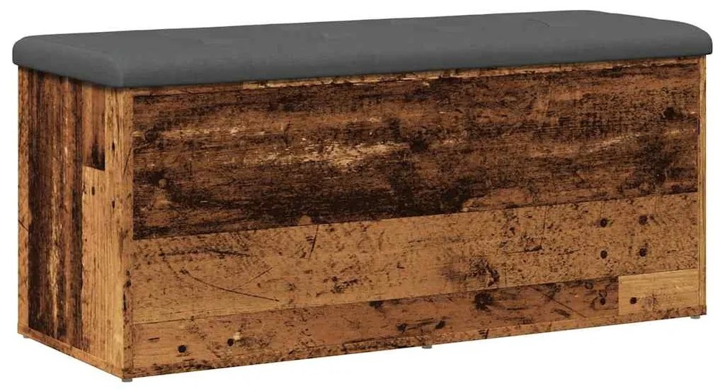 antik fa szerelt fa tárolópad 102x42x45 cm