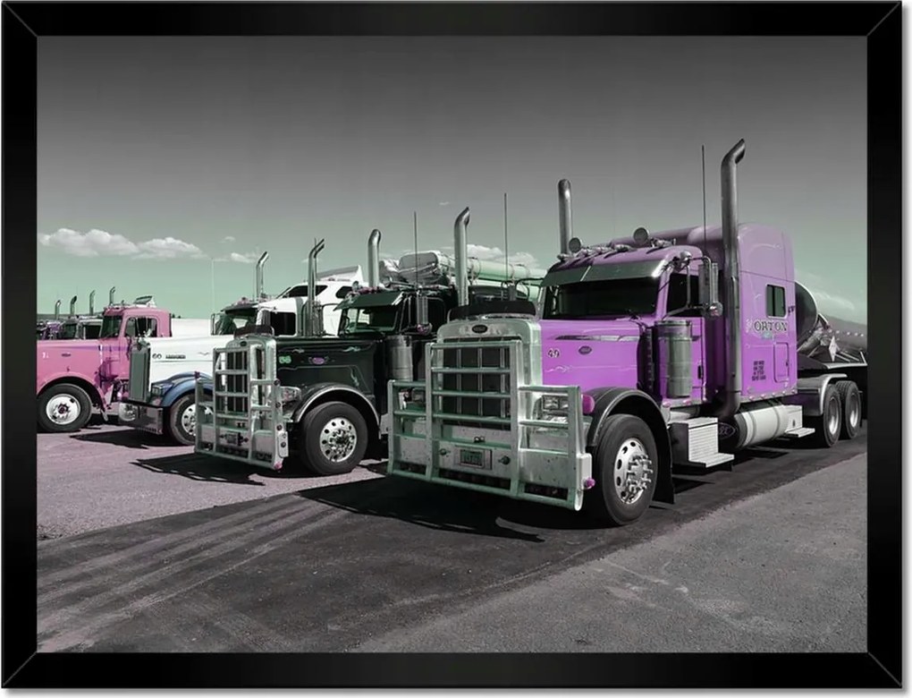 Poszterek keretben 40x30 Nyergesvontatók