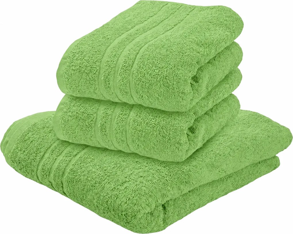 CLASSIC COLOR fürdőlepedő 70 x 140 cm zöld, 100% pamut
