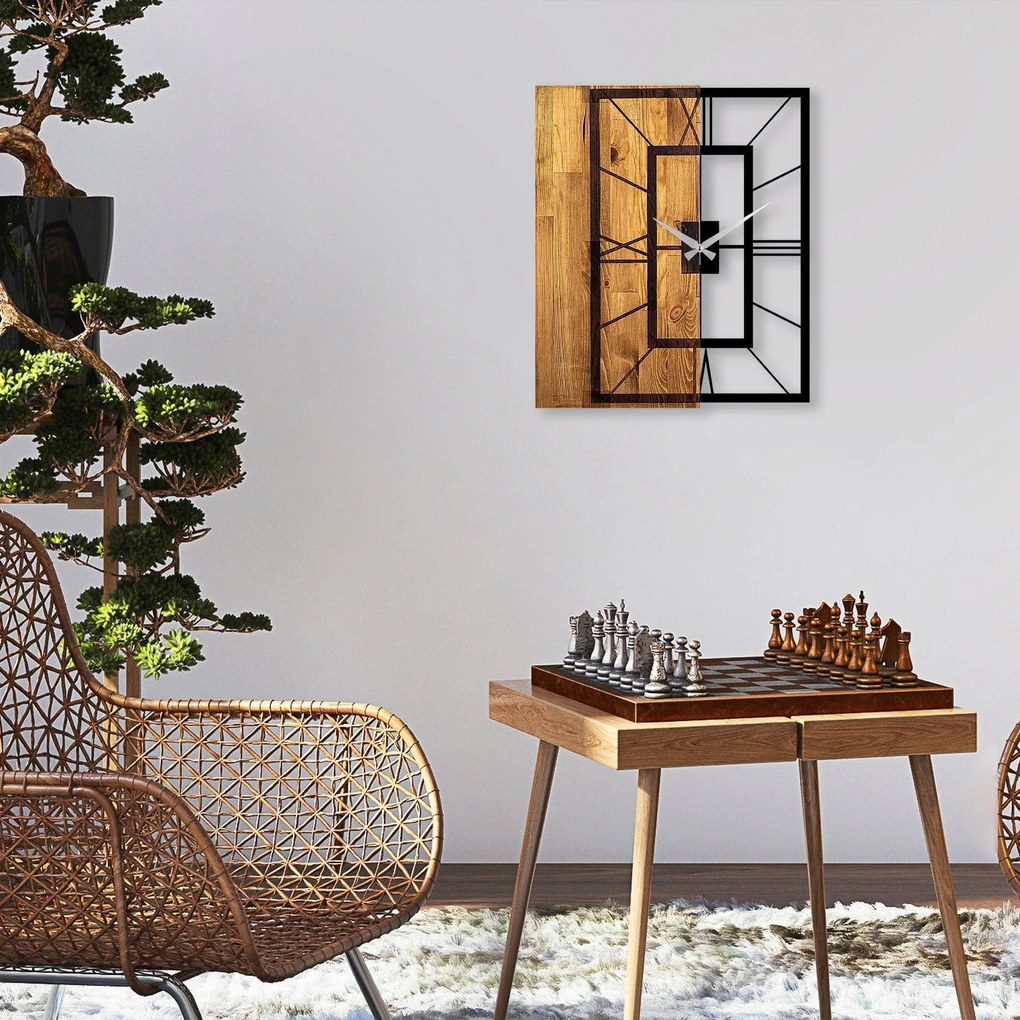 Fali Dekoráció Decorative Wooden Wall Clock, Wooden Clock 37