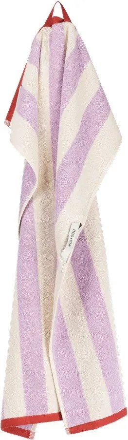 Levendula színű-krémszínű frottír pamut törölköző 50x80 cm Gobo – noo.ma