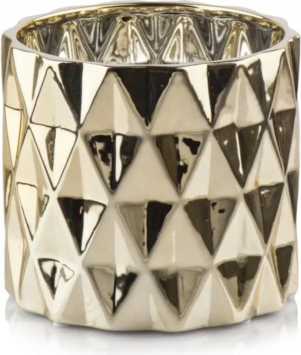 Virágtartó Kerámia Fedél Modern Arany