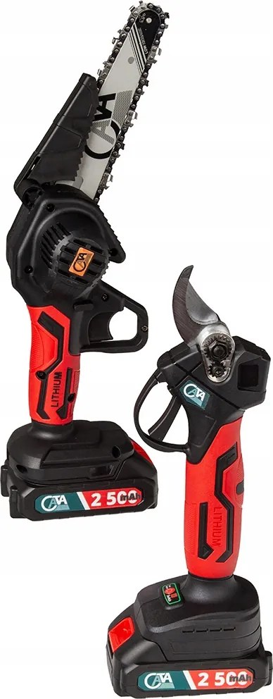 Akkumulátoros Fűrész És Metszőolló 2IN1 Kerti Ágvágó Készlet