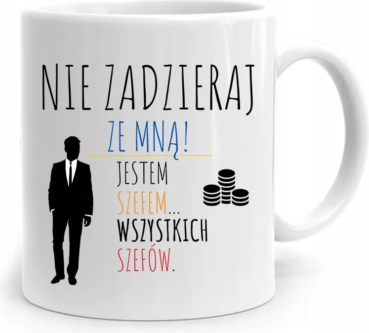 Ajándék Bögre A Főnöknek Minden Főnöknek fényképes nyomattal