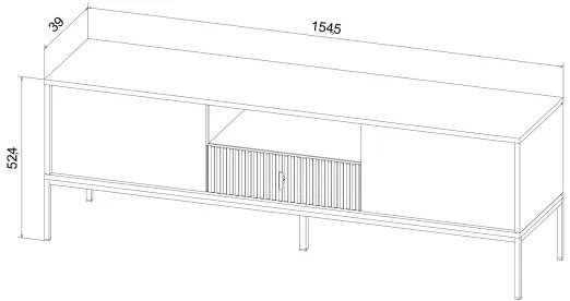 SUE TV-szekrény bézs/kasmír