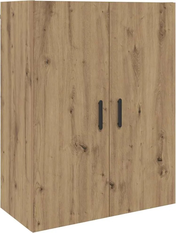 vidaXL Fali Szekrény Artisan tölgy 69,5 x 34 x 90 cm Faanyag