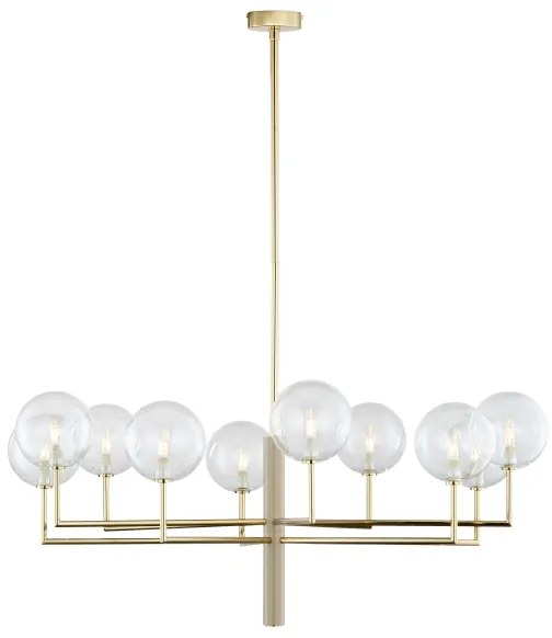 Jupiter 1976 - Csillár rúdon FEME 10xG9/10W/230V arany