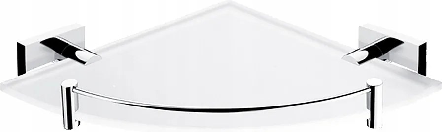 Nimco Keira sarok fürdőszobai polc, matt üveg, játszótér, Ke 22091RBX-26