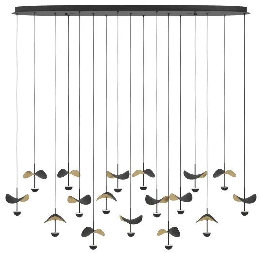 Eglo 390343 - LED Dimmelhető csillár zsinóron DRACERA 17xLED/2,3W/230V 3000K