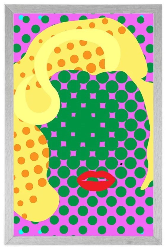 Poszter Marilyn Monroe v pop art stílusban
