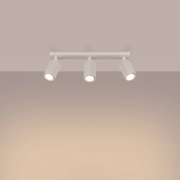 Sollux SL.1600 - Spotlámpa KARBON 3xGU10/10W/230V krémes