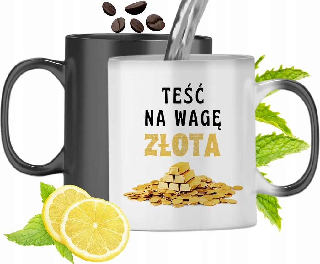 Mágikus Bögre Apósnak Színváltós, fényképes nyomattal