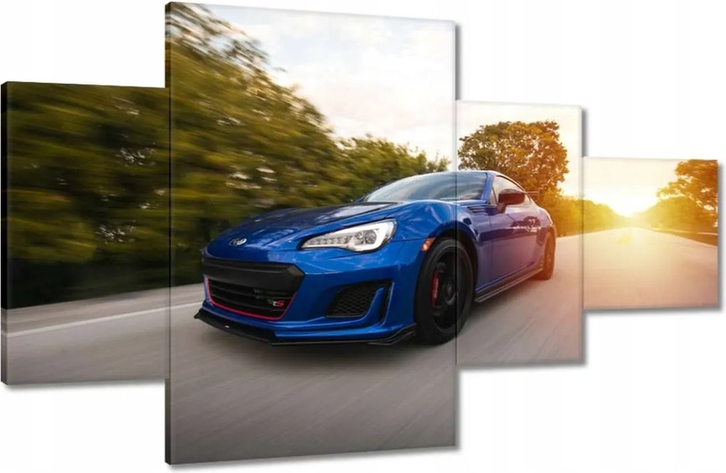 Képek 130x80 Autó-Motor Kék Autó