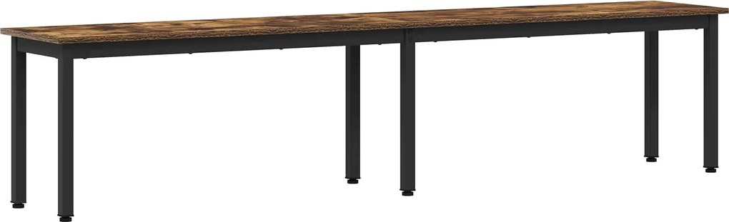 vidaXL pad Füstös tölgy 200 x 35 x 45 cm Faanyag