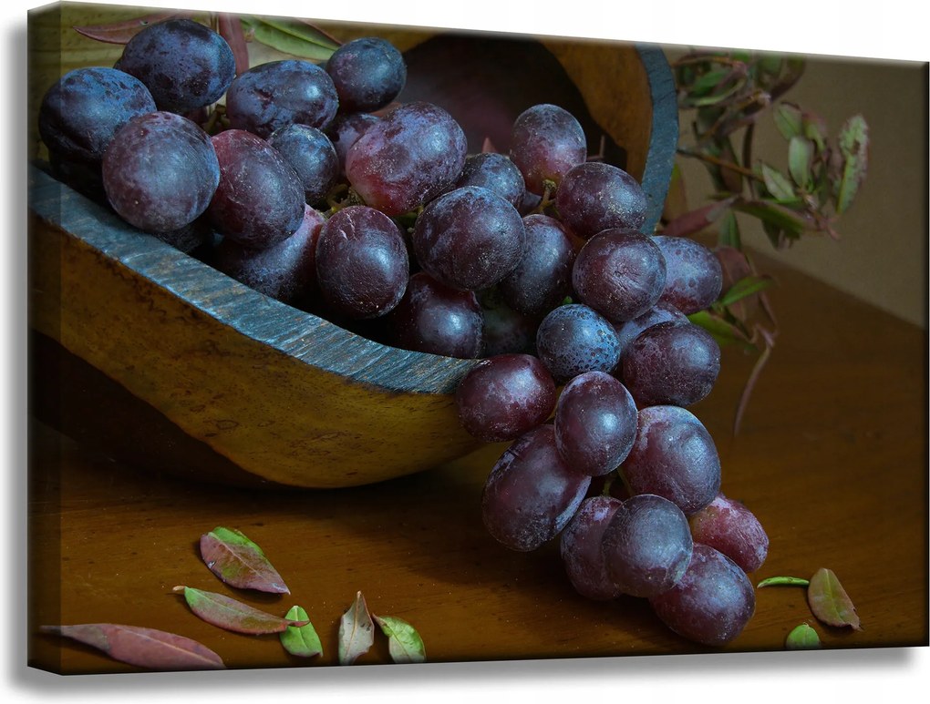 Vászonkép Konyha Vörös szőlő 60x40