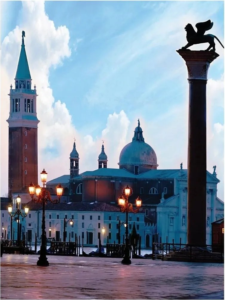 Fotótapéta Velence San Marco Dózse-palota reggel 184x254 vinil +ragasztó