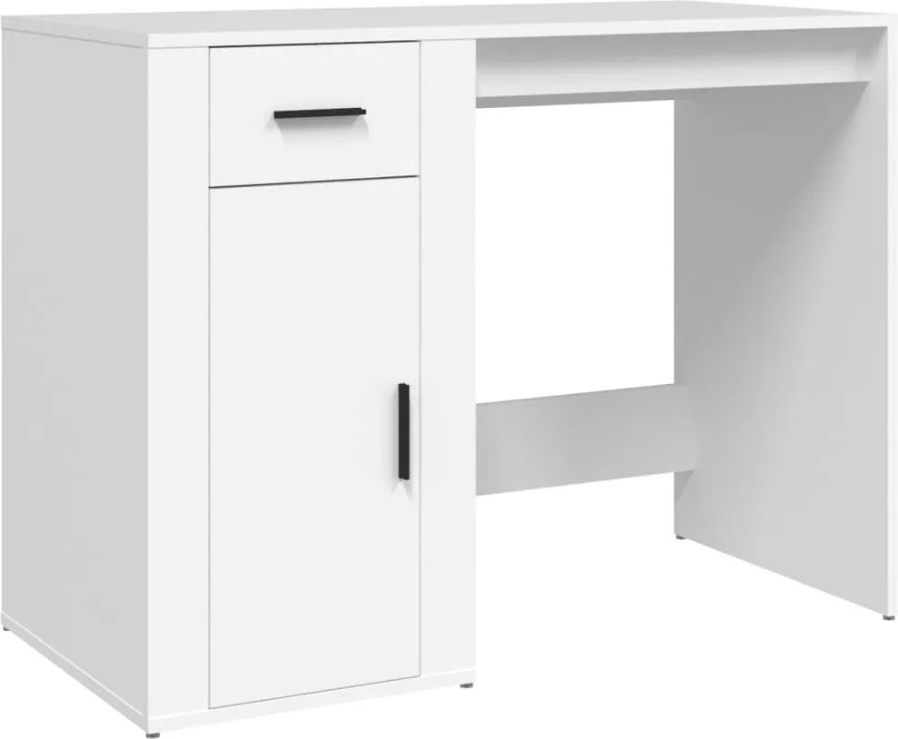 vidaXL fehér szerelt fa íróasztal 100 x 49 x 75 cm