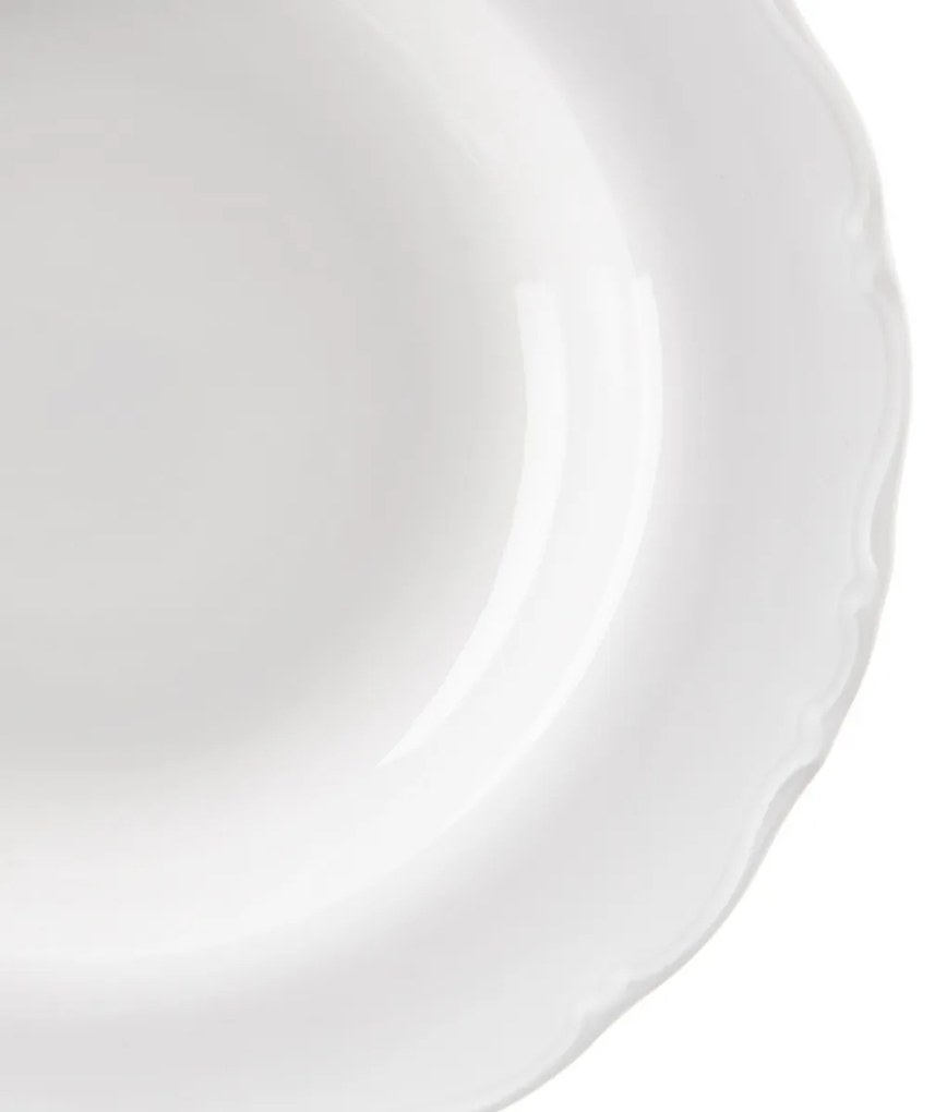 Orion porcelán mélytányér készlet Mona perem 6 db,23 cm, 23 cm