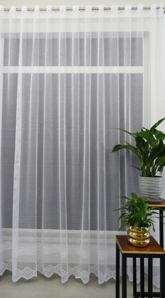 Mg Irigység Függöny fehér 637/30 350x250cm Kész M