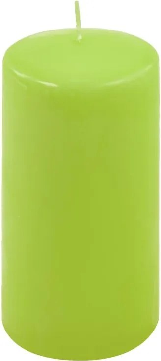 Oszlopgyertya készlet 15 cm Ø 7,5 cm 2 db világoszöld