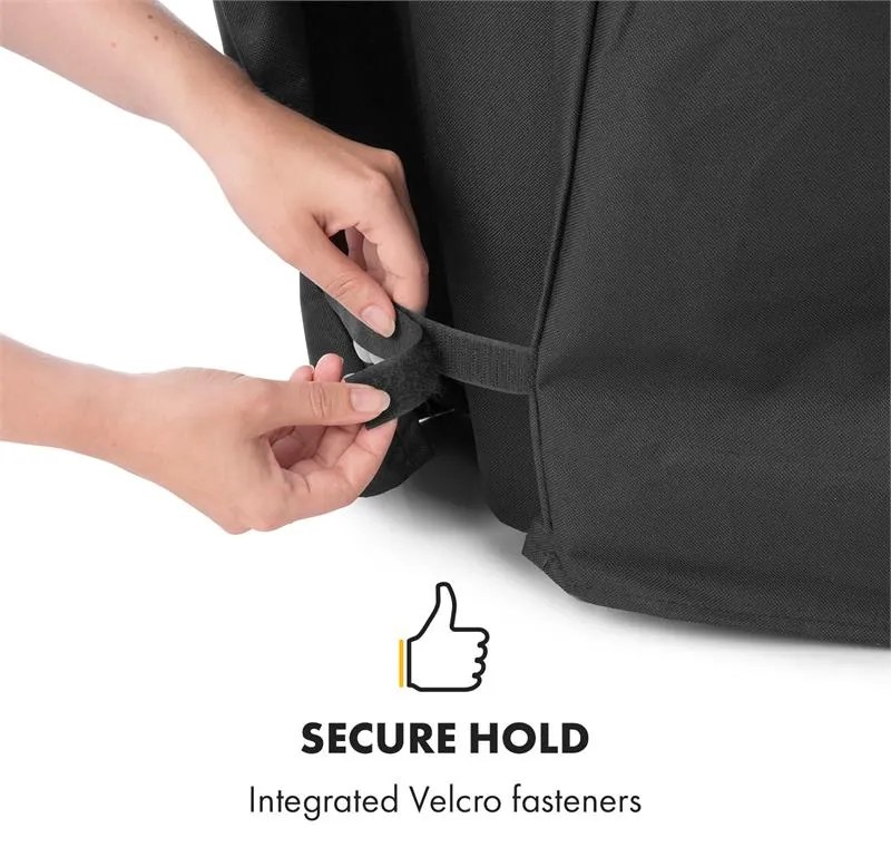 Klarstein Beef Brisket, védőfedél, Oxford szövet, fekete