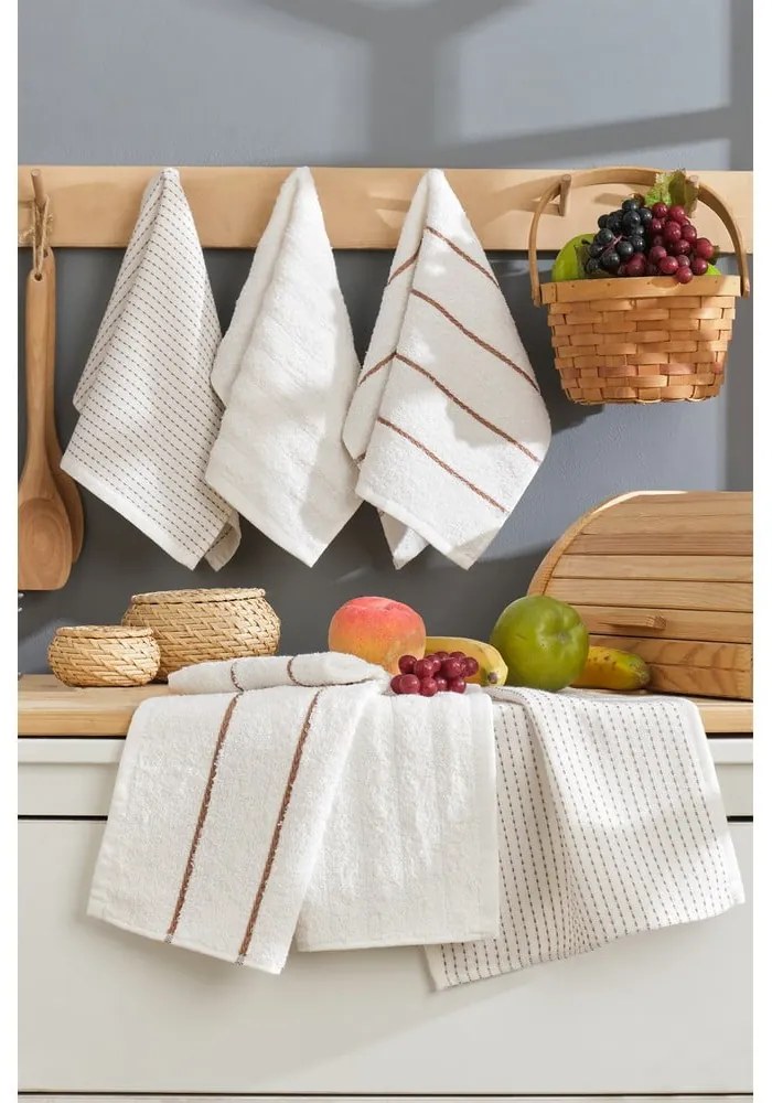 Pamut konyharuha szett 6 db-os 30x50 cm Sofya – Foutastic