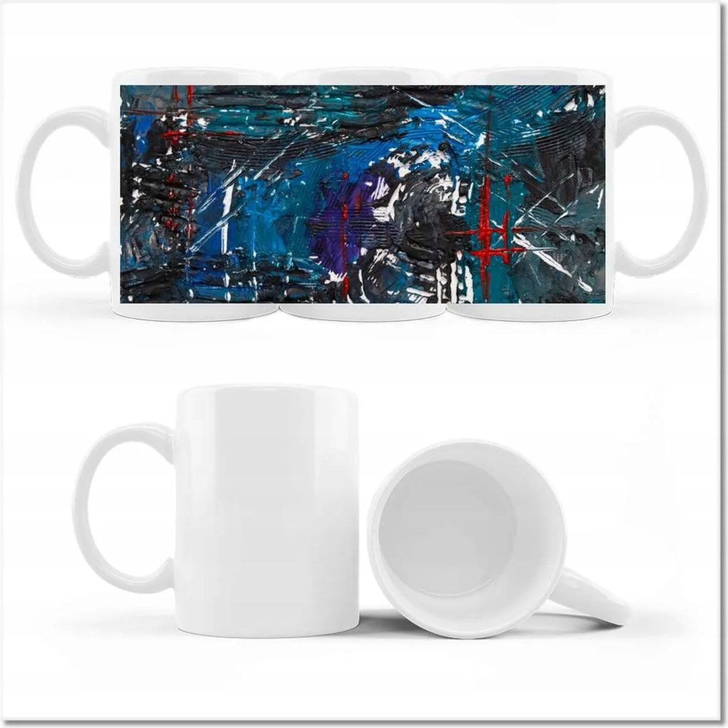 Sally Absztrakt fényképes bögre