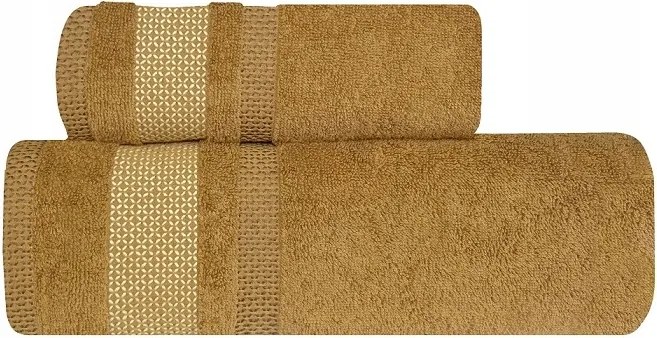 Olimpia törölköző vastag bolyhos 500gramm 70x140 karamell