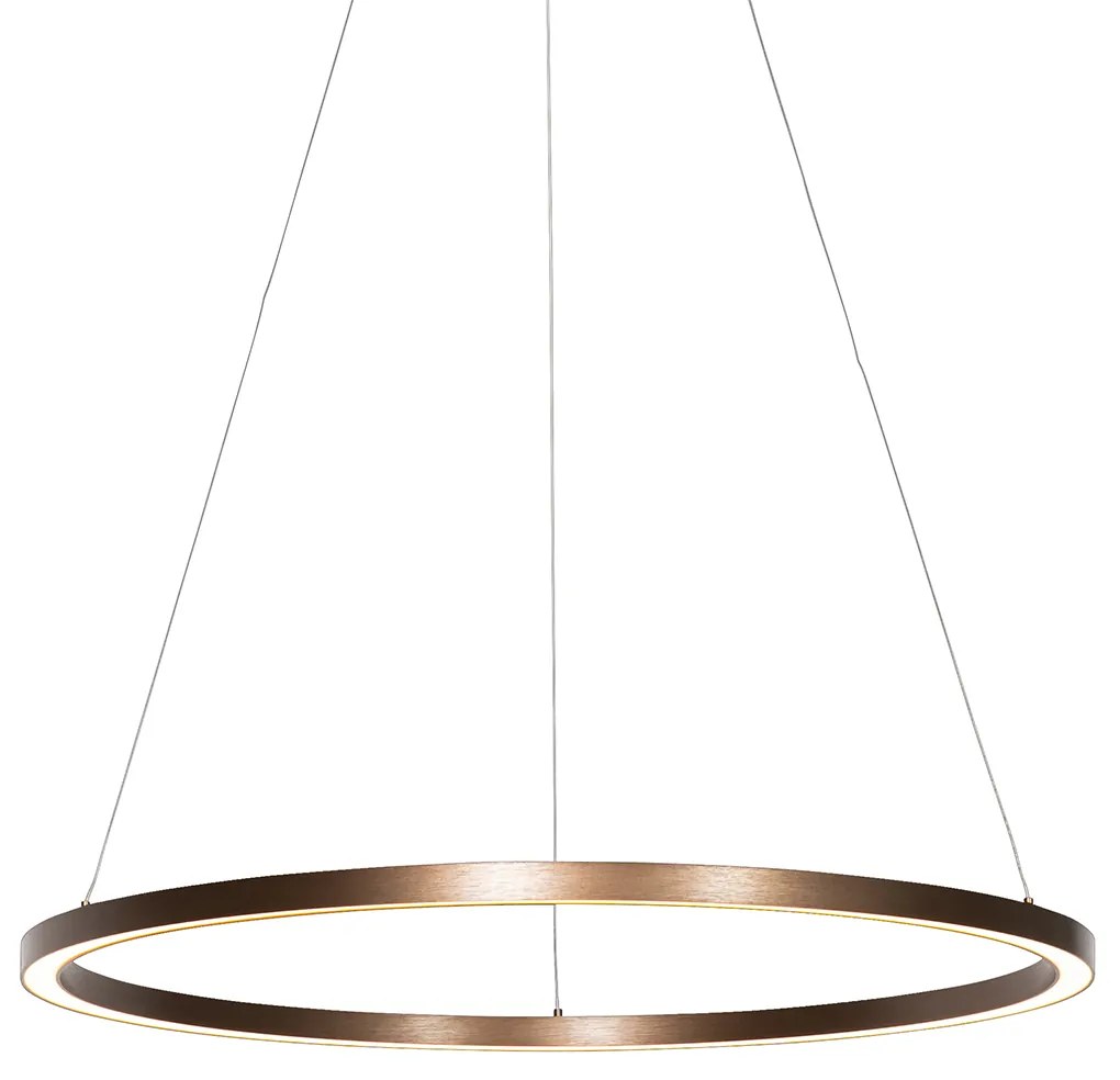 Bronz függőlámpa 80 cm LED-del 3 fokozatban szabályozható - Girello