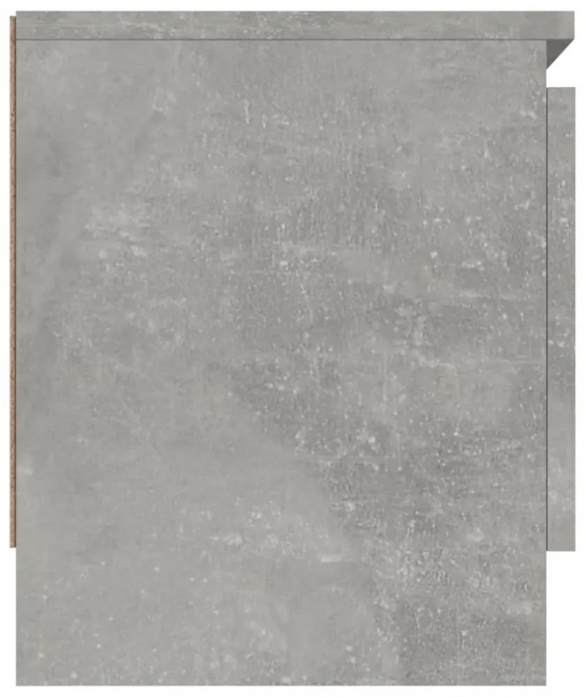 betonszürke TV-szekrény ajtóval 102 x 30 x 36 cm