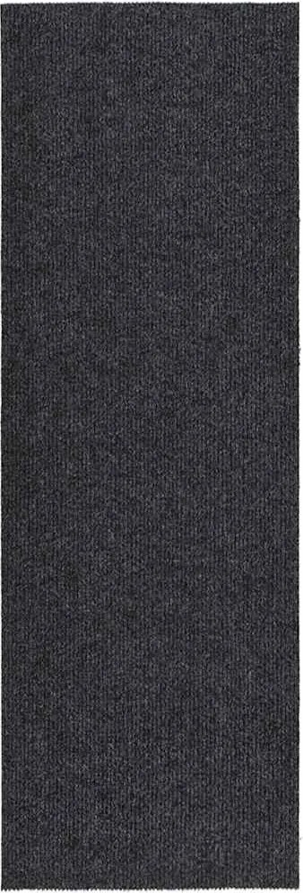 vidaXL antracitszürke koszfogó futószőnyeg 100 x 300 cm