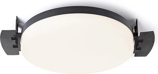 RENDL COIMBRA süllyesztett lámpa fekete 230V LED 24W 3000K