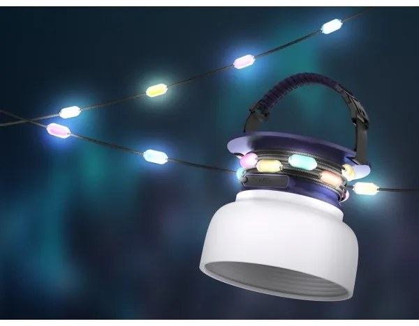 Immax 08493L - LED RGB hordozható napelemes lámpa LED/10W/5V/3600mAh/IP65