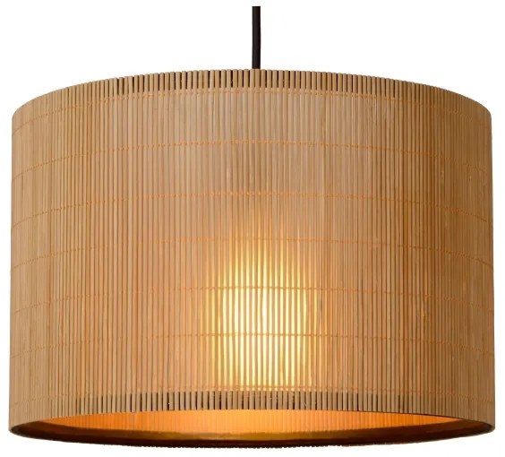 Lucide 03429/03/30 - Csillár zsinóron MAGIUS 3xE27/40W/230V bambusz